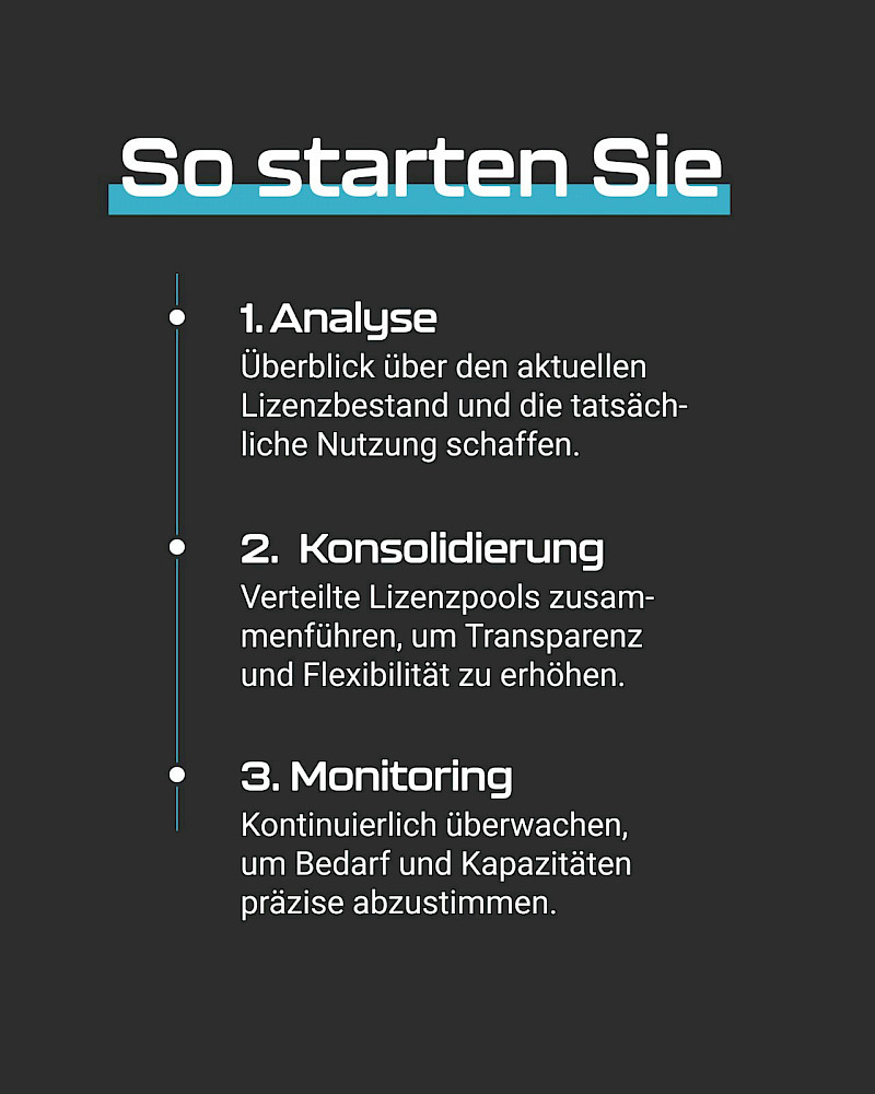 So starten Sie